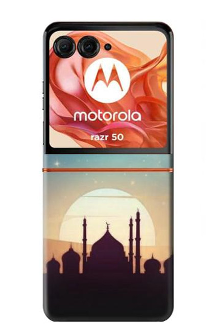 S3502 Islamic Sunset Case For Motorola razr 2024, Motorola razr 2024, Motorola Razr 50