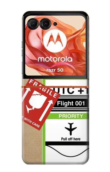 S3543 Luggage Tag Art Case For Motorola Razr 70,60,50, Razr (2026, 2025, 2024)