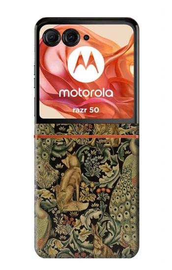 S3661 William Morris Forest Velvet Case For Motorola Razr 70,60,50, Razr (2026, 2025, 2024)