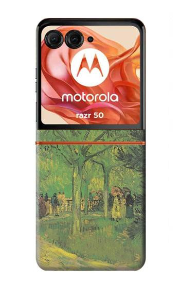 S3748 Van Gogh A Lane in a Public Garden Case For Motorola Razr 70,60,50, Razr (2026, 2025, 2024)