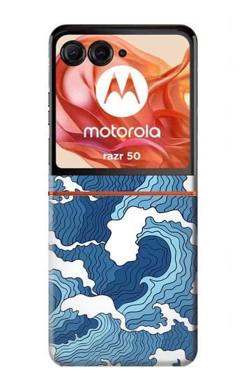 S3751 Wave Pattern Case For Motorola Razr 70,60,50, Razr (2026, 2025, 2024)