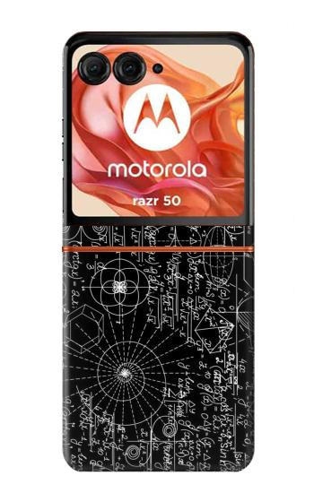 S3808 Mathematics Blackboard Case For Motorola Razr 70,60,50, Razr (2026, 2025, 2024)