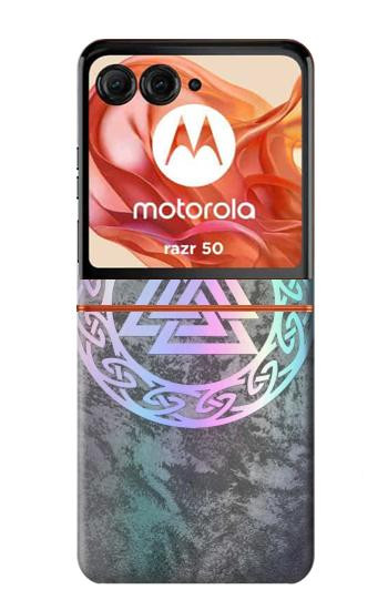 S3833 Valknut Odin Wotans Knot Hrungnir Heart Case For Motorola Razr 70,60,50, Razr (2026, 2025, 2024)