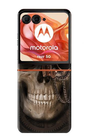 S3852 Steampunk Skull Case For Motorola razr 2024, Motorola razr 2024, Motorola Razr 70,60,50, Razr (2026, 2025, 2024)