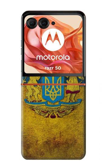 S3858 Ukraine Vintage Flag Case For Motorola Razr 70,60,50, Razr (2026, 2025, 2024)