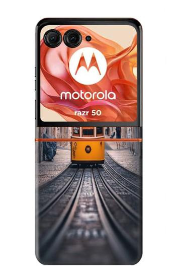 S3867 Trams in Lisbon Case For Motorola Razr 70,60,50, Razr (2026, 2025, 2024)