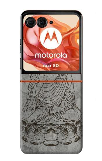 S3873 Buddha Line Art Case For Motorola Razr 70,60,50, Razr (2026, 2025, 2024)