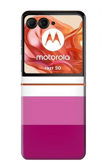 S3887 Lesbian Pride Flag Case For Motorola Razr 70,60,50, Razr (2026, 2025, 2024)