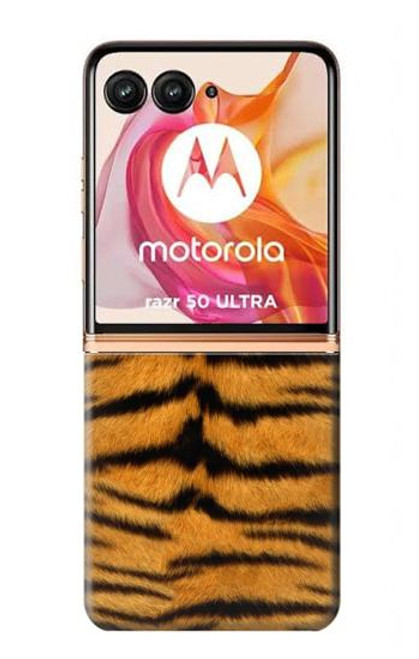 S0576 Tiger Skin Case For Motorola razr+ 2024, Motorola Razr 50 Ultra