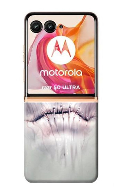 S0884 Horror Face Case For Motorola razr+ 2024, Motorola Razr 50 Ultra