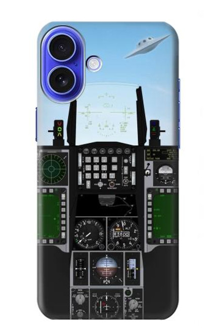 S3933 Fighter Aircraft UFO Case For iPhone 16