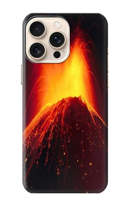 S0745 Volcano Lava Case For iPhone 16 pro