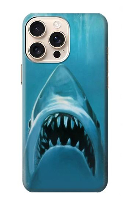 S0830 White Shark Case For iPhone 16 pro