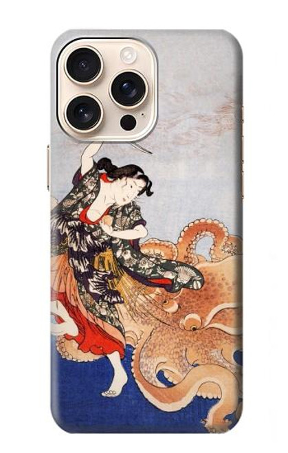 S2496 Japan Art Utagawa Kuniyoshi Tamatori Case For iPhone 16 pro
