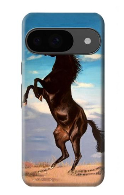 S0934 Wild Black Horse Case For Google Pixel 9
