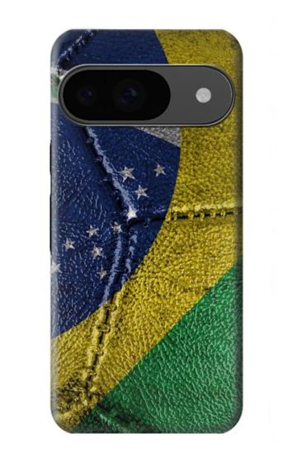 S3297 Brazil Flag Vintage Football Graphic Case For Google Pixel 9