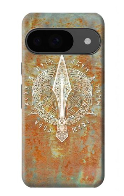 S3827 Gungnir Spear of Odin Norse Viking Symbol Case For Google Pixel 9 S3827 Gungnir Spear of Odin Norse Viking Symbol Case For Google Pixel 9