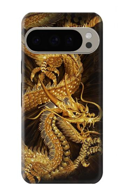 S2804 Chinese Gold Dragon Printed Case For Google Pixel 9 Pro