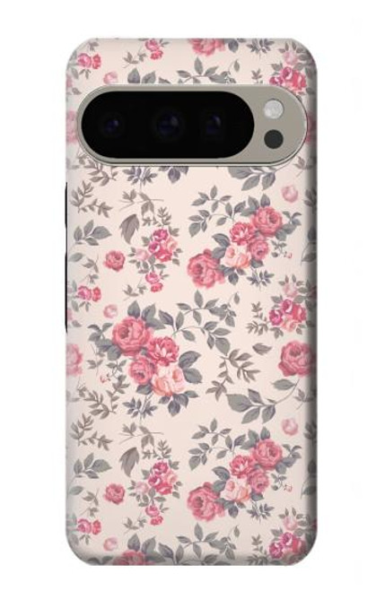 S3095 Vintage Rose Pattern Case For Google Pixel 9 Pro