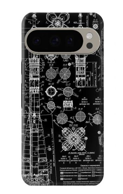 S3436 Apollo Blue Print Case For Google Pixel 9 Pro