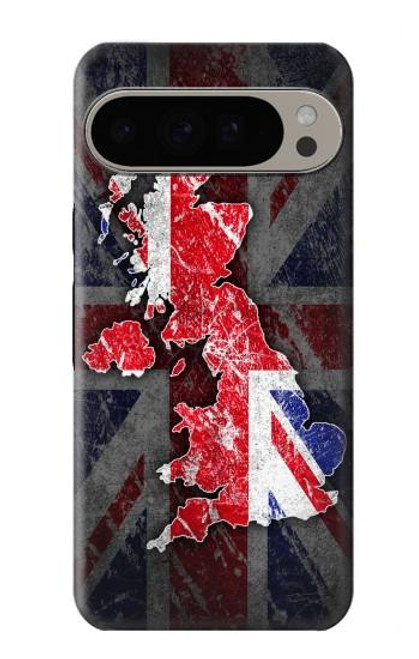 S2936 UK British Flag Map Case For Google Pixel 9 Pro XL