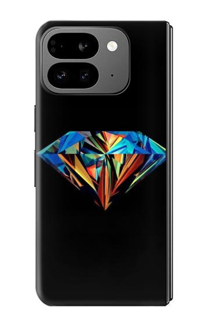 S3842 Abstract Colorful Diamond Case For Google Pixel 9 Pro Fold