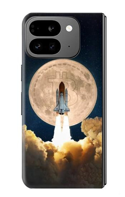 S3859 Bitcoin to the Moon Case For Google Pixel 9 Pro Fold