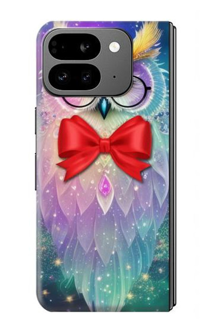 S3934 Fantasy Nerd Owl Case For Google Pixel 9 Pro Fold