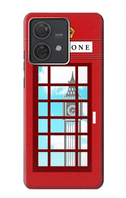 S2059 England British Telephone Box Minimalist Case For Motorola Edge 40 Neo