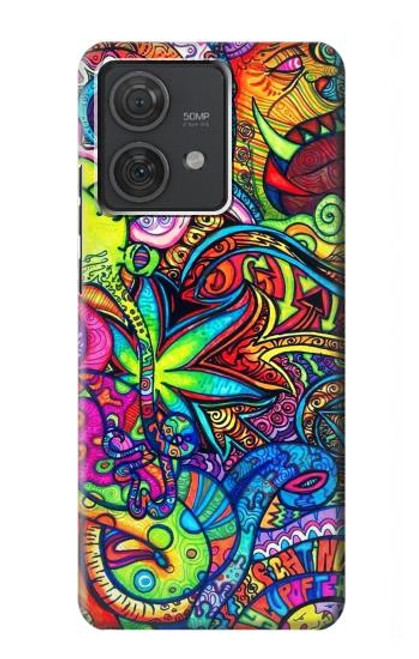 S3255 Colorful Art Pattern Case For Motorola Edge 40 Neo