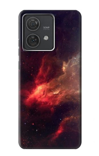 S3897 Red Nebula Space Case For Motorola Edge 40 Neo