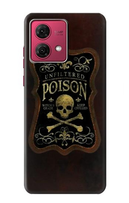 S2649 Unfiltered Poison Vintage Glass Bottle Case For Motorola Moto G84