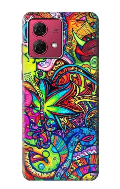 S3255 Colorful Art Pattern Case For Motorola Moto G84