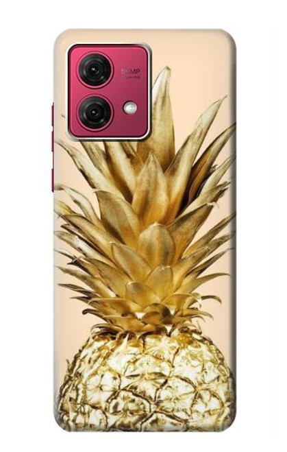 S3490 Gold Pineapple Case For Motorola Moto G84