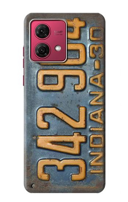 S3750 Vintage Vehicle Registration Plate Case For Motorola Moto G84