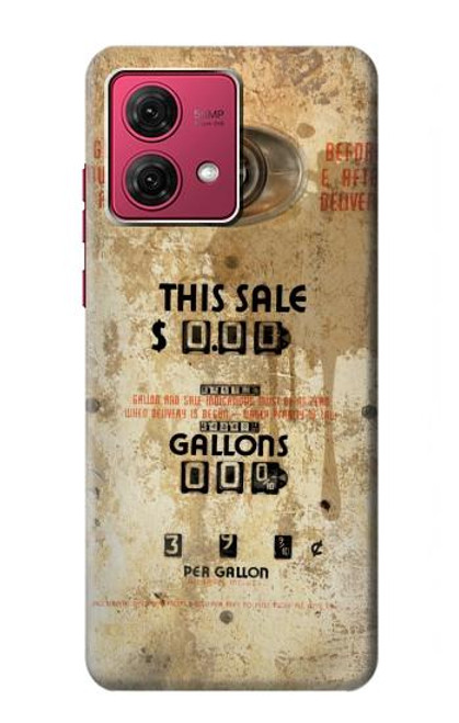 S3954 Vintage Gas Pump Case For Motorola Moto G84