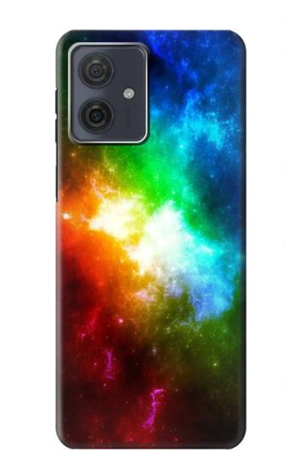 S2312 Colorful Rainbow Space Galaxy Case For Motorola Moto G54