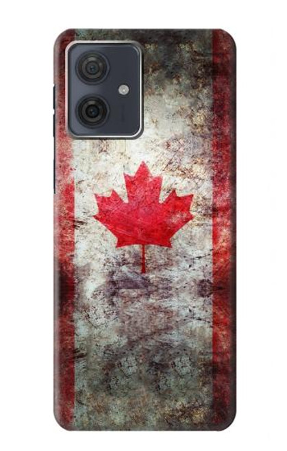 S2490 Canada Maple Leaf Flag Texture Case For Motorola Moto G54