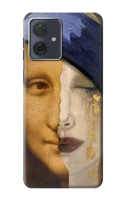 S3853 Mona Lisa Gustav Klimt Vermeer Case For Motorola Moto G54