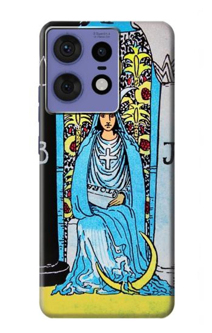 S2837 The High Priestess Vintage Tarot Card Case For Motorola Edge 50 Fusion