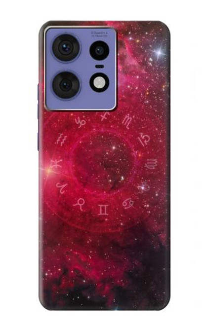 S3368 Zodiac Red Galaxy Case For Motorola Edge 50 Fusion