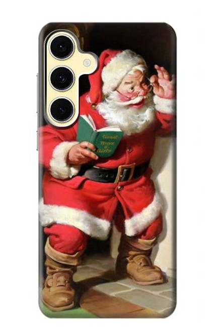 S1417 Santa Claus Merry Xmas Case For Samsung Galaxy S24 FE