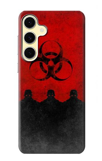 S2917 Biohazards Virus Red Alert Case For Samsung Galaxy S24 FE