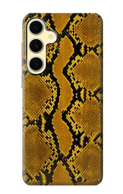 S3365 Yellow Python Skin Graphic Print Case For Samsung Galaxy S24 FE S3365 Yellow Python Skin Graphic Print Case For Samsung Galaxy S24 FE