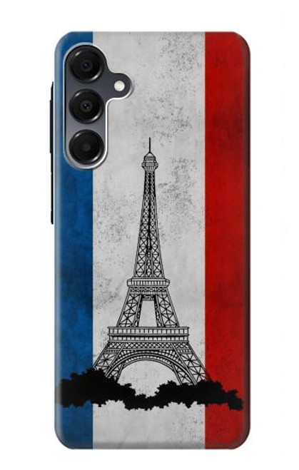 S2859 Vintage France Flag Eiffel Tower Case For Samsung Galaxy A16 5G