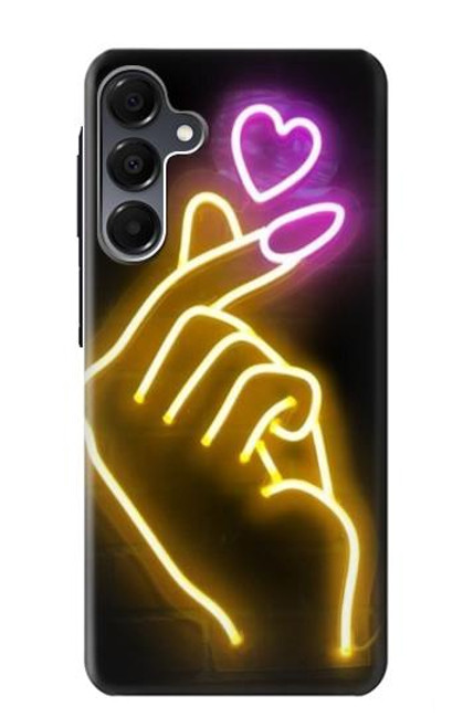 S3512 Cute Mini Heart Neon Graphic Case For Samsung Galaxy A16 5G