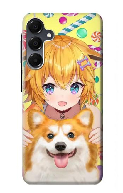 S3918 Baby Corgi Dog Corgi Girl Candy Case For Samsung Galaxy A16 5G