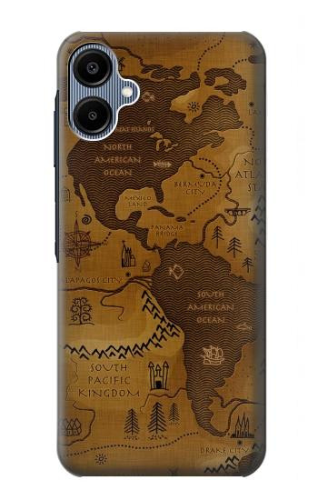 S2861 Antique World Map Case For Samsung Galaxy A06