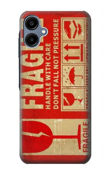S3552 Vintage Fragile Label Art Case For Samsung Galaxy A06