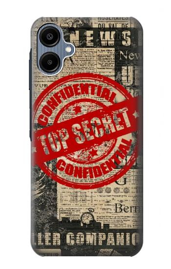 S3937 Text Top Secret Art Vintage Case For Samsung Galaxy A06